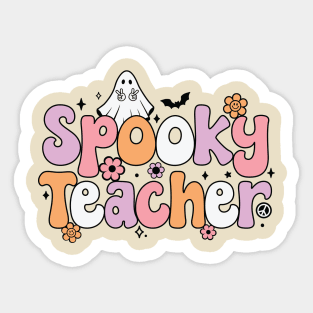 Spooky Teacher Sticker